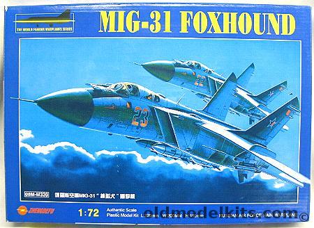 Zhengdefu 1/72 Mig-31 Foxhound, 08M-M320 plastic model kit